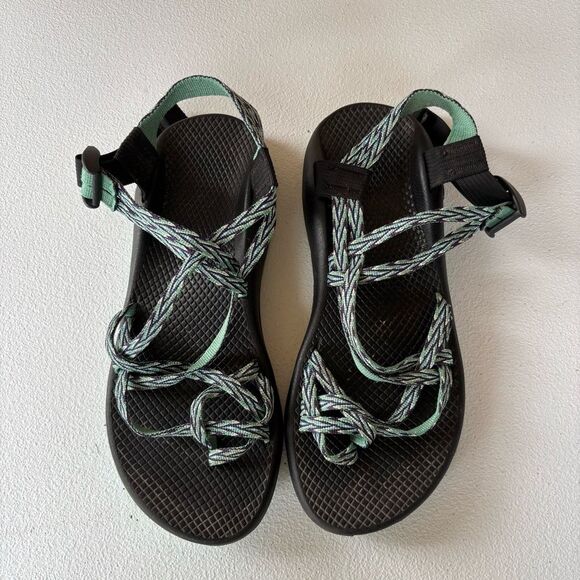 Chacos Green Strappy Sandals Women’s Size 10 - Picture 3 of 7